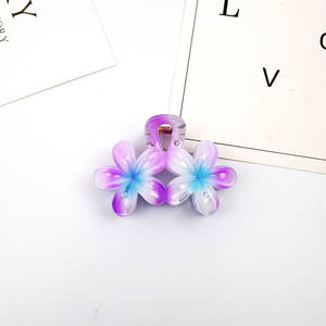 กิ๊บติดผมชายหาดฤดูร้อน สีลูกกวาดไล่เฉดสี ลายดอกไม้และลายฉลาม - Product Image 6