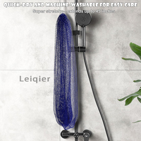 Éponge de bain exfoliante en filet africain avec logo personnalisé pour le nettoyage du corps, éponge avec nœuds, design à cordon, convient à tous les types de peau