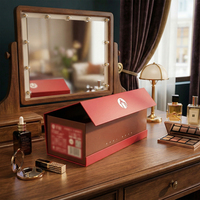 Boîte en papier personnalisée avec logo, en matériaux recyclés écologiques, emballage de luxe pour parfums, petits cartons pliables pour soins de la peau