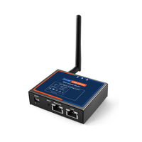 Routeur cellulaire industriel 4G LTE Cat1 PUSR avec VPN, emplacement SIM, bande de fréquences globale, 100 Mbps, port RJ45, 1WAN/LAN+1LAN, DDOS USR-DR185s-G