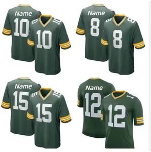 绿湾包装工10爱11里德85卡夫美式足球服缝制美式足球服NF L队足球服 - Product Image 1