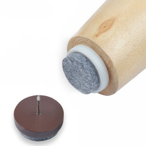 Accessoires de meubles anti-rayures rond épaissi personnalisé antidérapant clou sur patins en <span class=keywords><strong>feutre</strong></span> pour patins pieds de meubles en <span class=keywords><strong>bois</strong></span> - Product Image 2