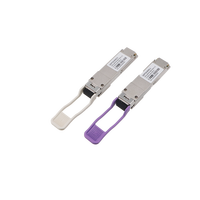 Module optique 100km BIDI QSFP Émetteur-récepteur 100G Quad Gigabit Sfp Port Wifi Tx1280/Rx1300nm LWDM 100GBASE-ZR4 BXU