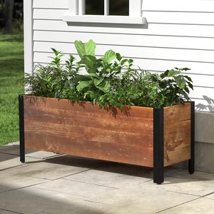 Maceta Rectangular <span class=keywords><strong>de</strong></span> madera <span class=keywords><strong>de</strong></span> acacia, cama <span class=keywords><strong>de</strong></span> jardín elevada <span class=keywords><strong>de</strong></span> madera, bolsa <span class=keywords><strong>de</strong></span> maceta <span class=keywords><strong>de</strong></span> <span class=keywords><strong>polietileno</strong></span> extraíble, maceta <span class=keywords><strong>de</strong></span> jardín Rectangular marrón - Product Image 3
