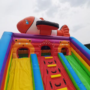 Castillo Inflable <span class=keywords><strong>para</strong></span> Niños, Castillo Inflable con Tobogán <span class=keywords><strong>de</strong></span> Personajes <span class=keywords><strong>de</strong></span> Dibujos Animados <span class=keywords><strong>para</strong></span> Patio, con Tobogán <span class=keywords><strong>para</strong></span> Patio <span class=keywords><strong>de</strong></span> Juegos al Aire Libre - Product Image 5