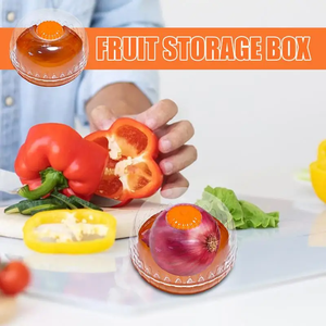 Portable Household Airtight Fruit <b>Storage</b> Bowl Food-Grade <b>Container</b> for <b>Kitchen</b> or Camping for Lemon Avocado Tomatoes - Product Image 3