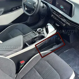 Boîte de rangement pour accoudoir de voiture, pour Kia EV6 2022 2023, ABS noir, console intérieure centrale, accessoires de haute qualité - Product Image 5