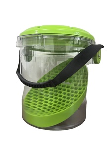 Portable <strong>Plastic</strong> Car Washing Water Storage Bucket With Dolly And Sand Filter Net For Car Cleaning - Product Image 2