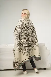 Mandala Tapisserie Wandbehang Hochwertige gewebte Decke Decke benutzer definierte Baumwolle Tapisserie