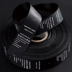 Etiquetas de Cuidado de Lavado Personalizadas, Cinta Impresa para Etiquetas de Lavado de Ropa, Rollos Suaves para Accesorios de Prendas - Product Image 6