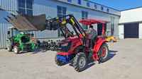 Tracteur agricole à roues 4x4 certifié CE EU, 50HP, 60HP, 70HP, avec chargeur frontal, pour le travail du sol, moteur diesel 4WD, Agricola