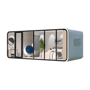 Outdoor Prefab House Living Modular Design Office Pod Prefab Container House Apple Cottage