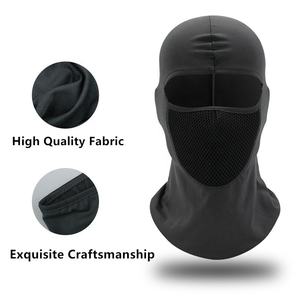 Balaklava Ski Murah Penutup Wajah Penuh Jaring Bernapas Warna Solid Penghangat Sepeda Bersepeda Anti Angin Model Satu Lubang Masker Hiking Memancing - Product Image 4