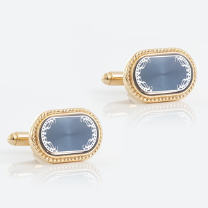 JINJIEプロモーション高品質真鍮銅クラシックカフスボタン男性用結婚式婚約 & パーティーギフト - Product Image 5