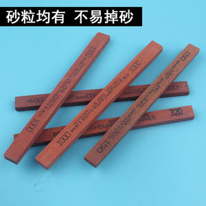 แผ่นขัดเงาสีแดง Boride Engineered Abrasives ขนาด 6x12x150 มม. สำหรับขัดเครื่องประดับและเจียรโลหะ ความละเอียด 320 กริต ผลิตในว่าน - Product Image 3