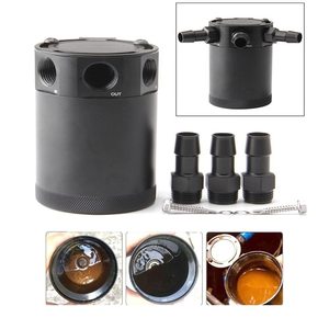 Universal Car Racing baffled nhôm 3-Port bắt dầu có thể Tank Reservoir separator - Product Image 4