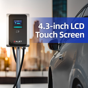 Chargeur mural pour véhicules électriques INJET 80A 19,2 kW Type 1, commande intelligente OCPP1.6J, AC, SAE J1772, IP65, IK10, 208V/240V, nouveau, usage commercial - Product Image 1