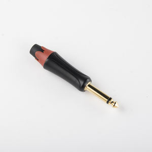 Connettore convertitore per chitarra Audio in metallo placcato oro 6.35mm presa Jack maschio Mono - Product Image 4