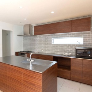 Hiện đại tối giản sang trọng kết thúc giải pháp một cửa mô-đun thân thiện với môi chống cháy 304 thép không gỉ bếp đảo tủ - Product Image 3