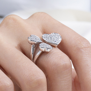 Bague en or 18 carats avec diamant de forme ronde Messi Jewelry MSR-2089, bague de mode, diamant cultivé en laboratoire - Product Image 6