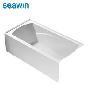 SeaWin Concise Hotel Portable Bathtub Custom 150Cm White Clear Rectangular Deep Skirt Banheira Bathtub