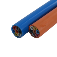 Micro-conduit flexible haute pression durable pour installation directe par soufflage d'air, 1 voie, 5 voies, 7 voies, en PEHD, en faisceau