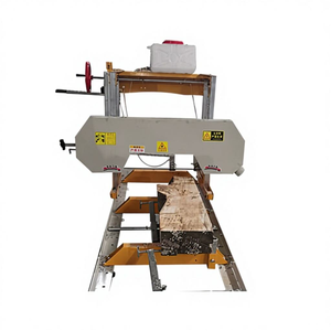 Heavy Duty Industrial Steel Horizontal <b>Band</b> Sawmill <b>Machine</b> Unit - Product Image 5