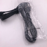 Cable cargador negro de 1,8 m, Cable de datos de carga USB de 5 pines para mando inalámbrico Sony Playstation PS3 con anillo magnético