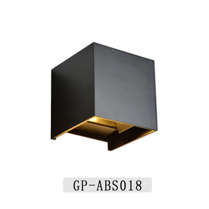 Lámpara de pared LED para exteriores Ikawa, impermeable, de doble cabezal, con luz ascendente y descendente, para villa, hotel, balcón, patio. - Product Image 3