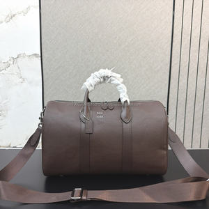 Bolsa de Viaje de Diseño de Lujo Vintage para Hombre, Bolsa de Lona de Cuero PU de Gran Capacidad con Correa para el Hombro para Viajes de Negocios - Product Image 3