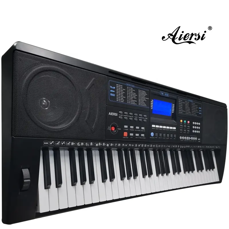 卸売aiersiブランド電子キーソフトキーボードオルガンmidiピアノ61キー音楽デジタルピアノ電気キーボード楽器