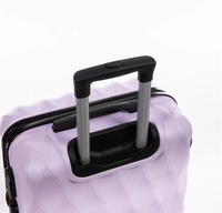 Set Koper Perjalanan Mewah 4 Buah, Koper Keras ABS Ekspansiabel dengan Roda Spinner, Tas Trolley untuk Perjalanan Pria dan Wanita