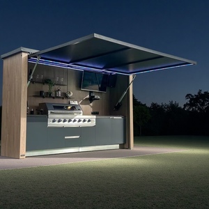 Barbecue all'aperto cucina con forno per Pizza e Bar di lusso in acciaio inox centro di intrattenimento - Product Image 1