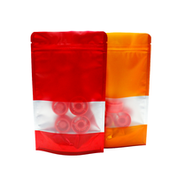 Sachet Doypack en Mylar PE avec fenêtre transparente pour l'emballage d'aliments - Aliments pour animaux de compagnie, aliments en conserve, snacks