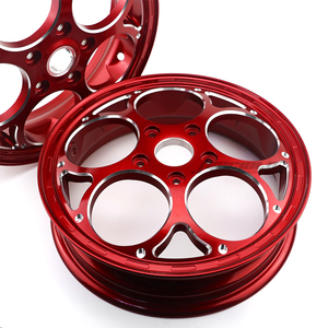 Cerchi Ruota in Alluminio CNC per Moto Accessori Telaio Mozzo Anteriore Posteriore Nero per VESPA SPRINT PRIMAVERA 50/150 2013-2024 - Product Image 3