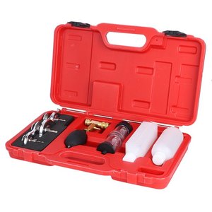 Ferramenta automática para teste de vazamento, teste detector de vazamento e cilindro de gasolina diesel e 3 adaptadores