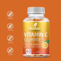 Gummies Solilan Vitamine C Fudge VC Menergy, Complément VC Quotidien pour Adultes et Enfants, 60 pièces