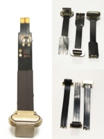 Conector micro-USB macho-hembra para iluminación USB con cable plano O una placa de circuito impreso flexible (FPC)