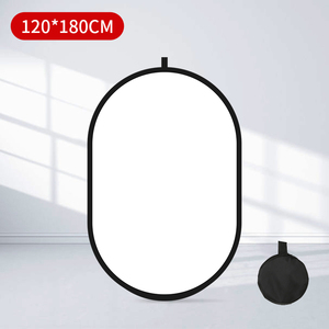 Panneau diffuseur de lumière ovale translucide 120*180cm, pliable et compact, <span class=keywords><strong>filtre</strong></span> de lumière pour studio de portrait et photographie en extérieur - Product Image 1