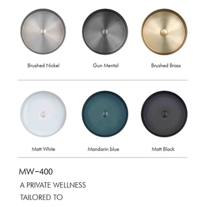 Colorful Matte Black Luxury Modern Stainless Steel Hand Hair <strong>Round</strong> Wash <strong>Basin</strong> with Bathroom Vessel Sink Pop-up Drainer - Product Image 4