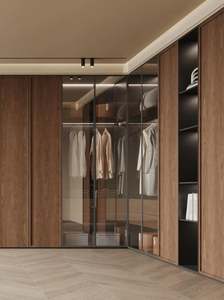 Modular Custom Wooden Design Modern Bedroom Closet <b>Wardrobe</b> Walk in Closets for Room - Product Image 2