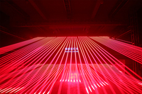 Barre laser professionnelle TR850 8*500mW, équipement d'éclairage DJ, scène, fête, 8 faisceaux laser, barre lumineuse LED DJ