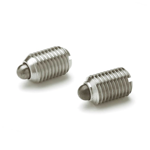Custom ZC Brand CNC Stainless Steel Ball <b>Lock</b> Pin Plunger with 15mm Bolts and <b>Lock</b> Washer Small Size <b>Threaded</b> Spring - Product Image 1