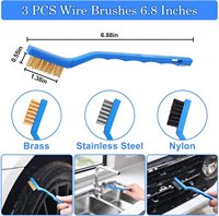 Ensemble de 30 brosses de nettoyage automobile, kit de nettoyage automobile, kit de nettoyage de pare-brise, outil de nettoyage de pare-brise, kit d'entretien automobile professionnel