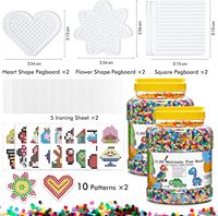 Perles à fusionner colorées DODO, jouets éducatifs en plastique pour l'art et l'artisanat, bricolage pour enfants