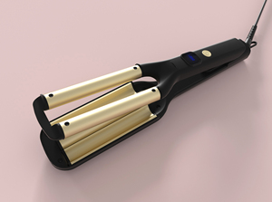 Rizador y Ondulador de Pelo Eléctrico de Cerámica PTC de Triple Barril de Marca Privada <span class=keywords><strong>con</strong></span> Pantalla LED, Herramienta Profesional de Estilizado de Calentamiento Rápido - Product Image 5