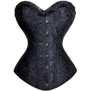 Chuangerm OEM 2026 Nuevo Top Corsé Jacquard para Boda con <span class=keywords><strong>Escote</strong></span> <span class=keywords><strong>Corazón</strong></span>, Volantes y Ajuste Extremo en la Cintura para Mujer - Product Image 2