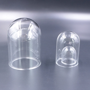 Trang trí Murano cloche rõ ràng Glass thổi rỗng hoa Dome - Product Image 4