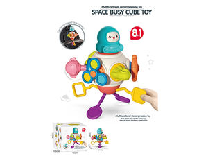 Bambino Puzzle educazione divertente <span class=keywords><strong>gioco</strong></span> giocattoli multifunzione decompressione giocattoli per bambini 8 In uno spazio occupato simpatici giocattoli passeggino per bambino - Product Image 3
