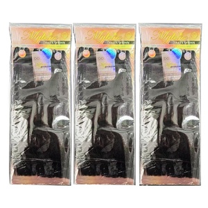 3x 18 pouces Mèches de cheveux humains bruts non traités Cambodgiens 100% naturels vierges Remy lisses comme des baguettes Extensions de perruque - Product Image 1